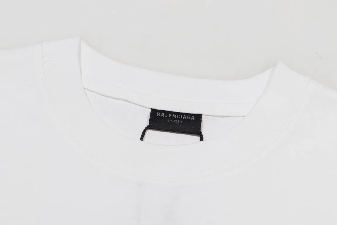 #「 Quality」 《BALENCIAGA 》24SS Classic T Quality - 2 - os 220 -26 280g - 300g 1×1 - Quality ：Black White Size: XS-S-M-L